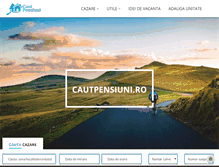 Tablet Screenshot of cautpensiuni.ro
